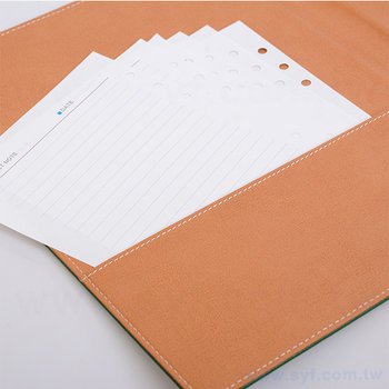 精裝壓紋簽約本-翻開式平裝萬用手冊-可客製化內頁及印LOGO_7