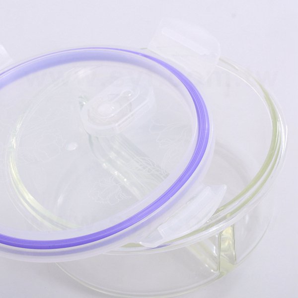 圓型分隔保鮮盒-耐熱玻璃保鮮盒