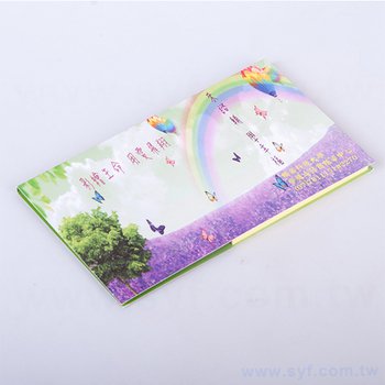 二合一五色標便利貼-雙面上膜便利貼-製作-7.5x7.5內頁無印刷-彩色印刷便利貼_2