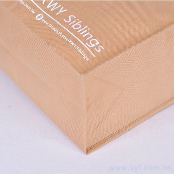 不織布手提立體袋-厚度90G-尺寸W55xH35xD15cm-單面單色可客製化印刷_3