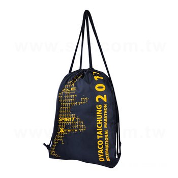 尼龍束口後背包-厚度420D-尺寸W30*H40-單面熱轉印-可客製化印刷LOGO_0
