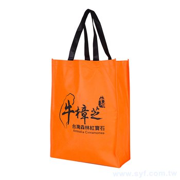 不織布環保購物袋-厚度80G-尺寸W34xH44xD14cm-雙面單色可客製化印刷_0