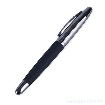 廣告純金屬筆-開蓋式霧黑質感筆桿原子筆_0