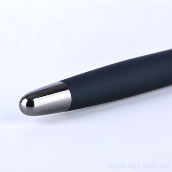 廣告純金屬筆-開蓋式霧黑質感筆桿原子筆_1