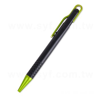 廣告筆-按壓式塑膠筆管推薦禮品-單色原子筆-採購客製贈品筆_0