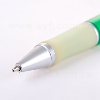 廣告筆H-按壓式防滑筆套推薦禮品-單色原子筆-客製化贈品筆_1