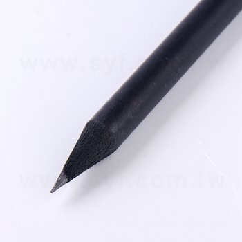 黑木鑲鑽鉛筆H-消光黑筆桿印刷禮品-採購批發製作贈品筆_2