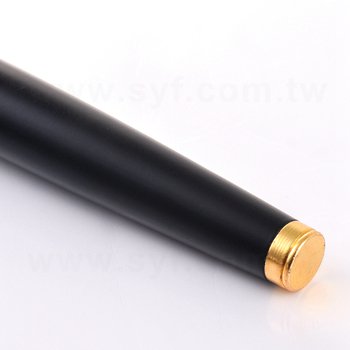 廣告金屬中性筆-開蓋式霧黑筆桿原子筆-採購批發製作贈品筆_3