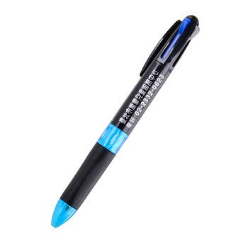 多色廣告筆-三色筆芯防滑筆管-多款筆桿搭配_5