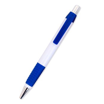 廣告筆-按壓式白管亮彩廣告筆-單色原子筆-採購訂製贈品筆_0