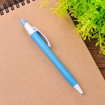 廣告筆-按壓式環保筆管贈品筆-單色原子筆-採購客製印刷廣告筆_4