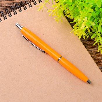廣告筆-按壓式亮色筆管贈品筆-單色原子筆-採購客製印刷廣告筆_4