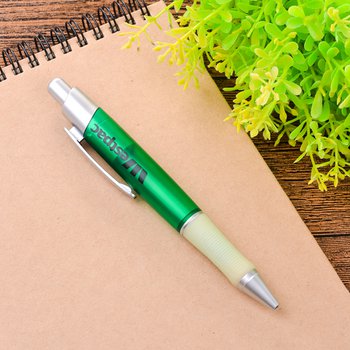 廣告筆-按壓式防滑筆套推薦禮品-單色原子筆-客製化贈品筆_4