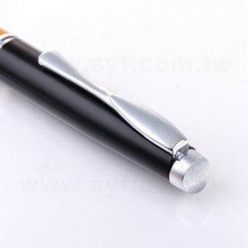 廣告金屬中性筆-開蓋式亮黑筆桿贈品筆-採購批發製作贈品筆_2
