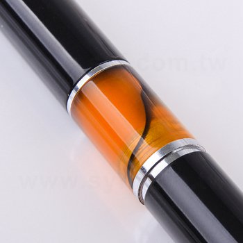 廣告金屬中性筆-開蓋式亮黑筆桿贈品筆-採購批發製作贈品筆_3