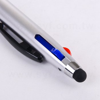 觸控筆-旋轉式三色原子筆-採購客製印刷贈品筆-可印刷logo_4