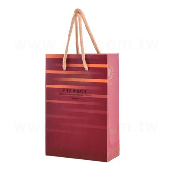 250P銅西紙袋-18.5x12.5x5.5cm彩色印刷-單面霧膜手提袋-客製化紙袋訂製-總統府_0