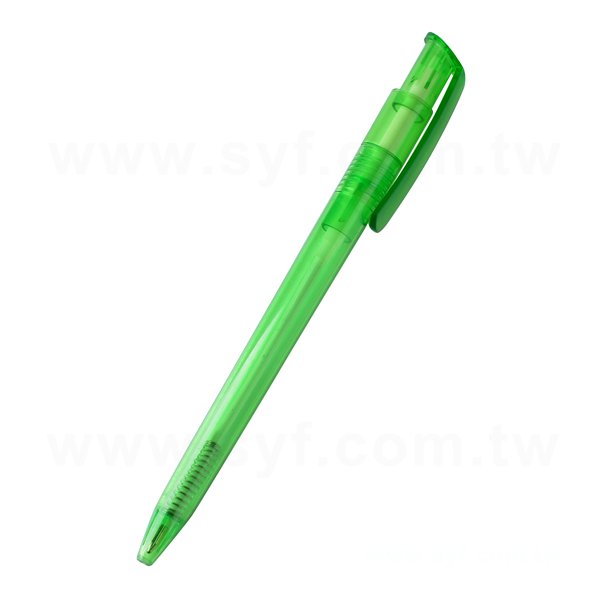 廣告筆-造型透明桿單色原子筆_1