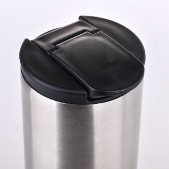 500ml不鏽鋼保溫杯-彈蓋式不銹鋼水瓶真空保溫杯-客製化商務環保杯_6