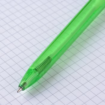 廣告筆-造型透明桿單色原子筆-客製化印刷贈品筆_1