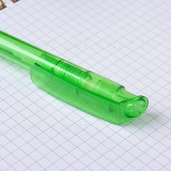廣告筆-造型透明桿單色原子筆-客製化印刷贈品筆_2