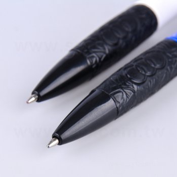 廣告筆-按壓式防滑筆套推薦禮品-單色原子筆-客製化贈品筆_2