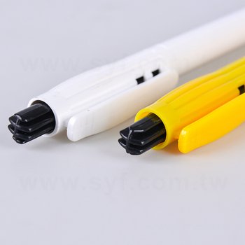 廣告筆-按壓式環保筆管推薦禮品-單色原子筆-採購客製logo印刷贈品筆_4