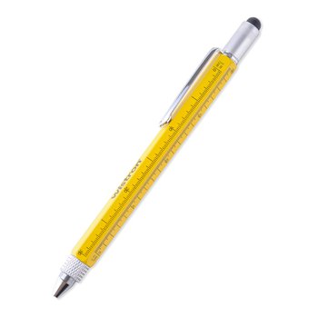觸控筆-旋轉式測量尺-金屬筆管原子筆可印刷logo_0