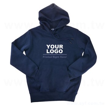 長袖CVC連帽T-shirt(內刷毛)-可客製化衣服訂作/印刷企業LOGO或宣傳標語_0