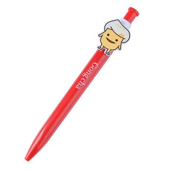 造型廣告筆-公仔娃娃筆管禮品-雙色原子筆-五款式可選-採購客製印刷贈品筆_1