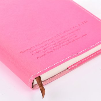 時尚壓紋工商日誌-尺寸10.5x15cm直式PU筆記本-可訂製內頁及客製化加印LOGO_2