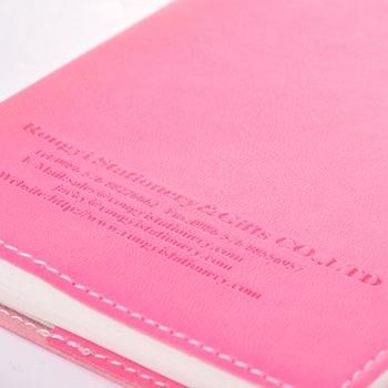 時尚壓紋工商日誌-尺寸10.5x15cm直式PU筆記本-可訂製內頁及客製化加印LOGO_3
