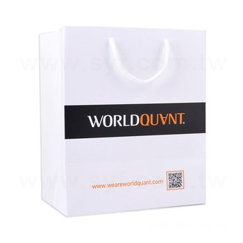 300P銅西紙袋-25.5x16.5x30.5cm彩色印刷-單面霧膜手提袋-客製化紙袋訂製_0