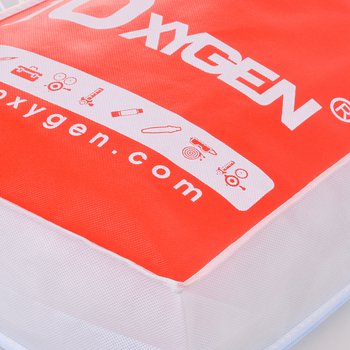 不織布環保購物袋-厚度80G-尺寸W30xH36xD11cm-雙色雙面不共版印刷_2