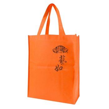 不織布環保購物袋-厚度80G-尺寸W32xH40xD15cm-單色雙面印刷_0