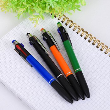 觸控筆-三色筆芯禮品-多色原子筆-採購批發贈品筆_4