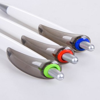 廣告筆-按壓式塑膠筆管推薦禮品-單色原子筆-客製化贈品筆_3
