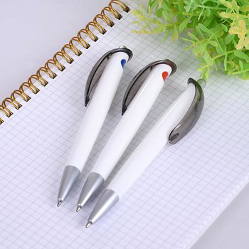 廣告筆-按壓式塑膠筆管推薦禮品-單色原子筆-客製化贈品筆_4