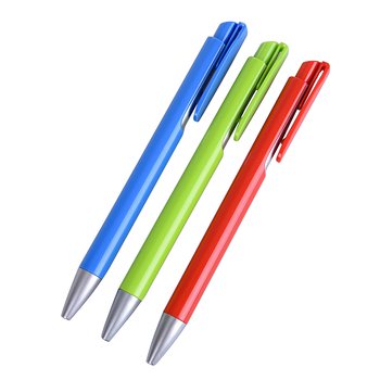 廣告筆-按壓式塑膠筆管推薦禮品-單色原子筆-客製化贈品筆_1