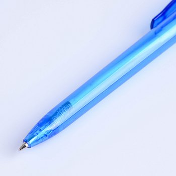 廣告筆-按壓式半透明筆管推薦禮品-單色原子筆-客製化採購贈品筆_2