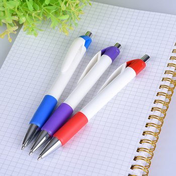 廣告筆-按壓式塑膠筆管推薦禮品 -單色原子筆-客製化贈品筆_4