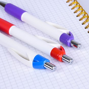 廣告筆-按壓式塑膠筆管推薦禮品 -單色原子筆-客製化贈品筆_3