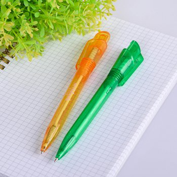 廣告筆-按壓式半透明筆管推薦禮品-單色原子筆-客製化採購贈品筆_4