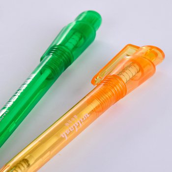 廣告筆-按壓式半透明筆管推薦禮品-單色原子筆-客製化採購贈品筆_3