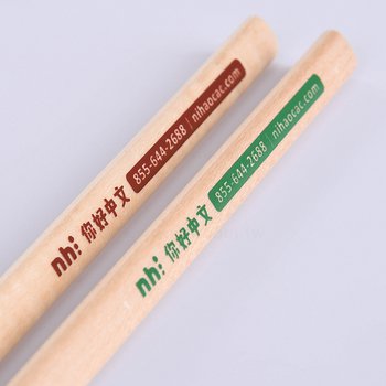 原木環保鉛筆-大三角兩切頭印刷廣告筆-採購批發製作贈品筆_14