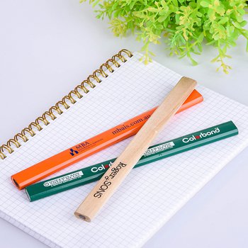 原木環保鉛筆-扁筆兩切印刷廣告筆-採購批發製作贈品筆_9