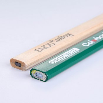 原木環保鉛筆-扁筆兩切印刷廣告筆-採購批發製作贈品筆_7