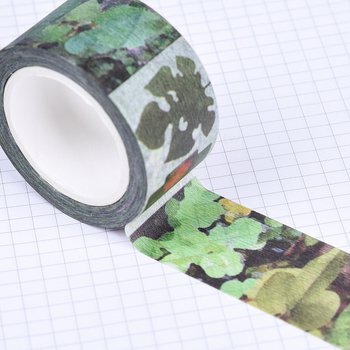 環保紙膠帶製作-圓標貼紙包裝紙膠帶-彩色印刷寬25mmx長10m-可客製化(含紙盒包裝)_1