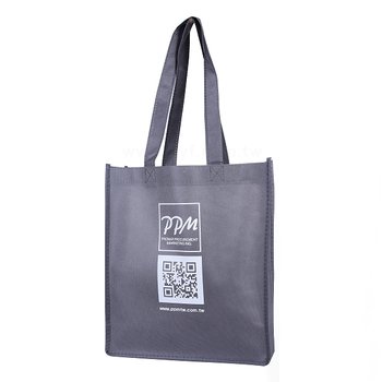 不織布環保購物袋-厚度80G-尺寸W28xH31xD10cm-雙面單色印刷(共版)_0