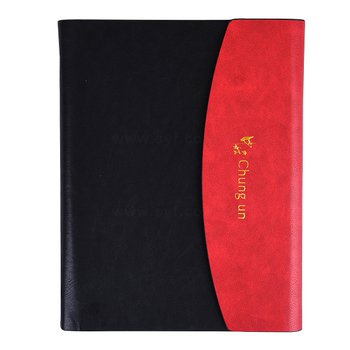 25K簡約高尚工商日誌-三折式磁扣活頁萬用手冊-可訂製內頁及客製化LOGO_0